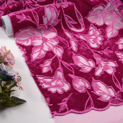 135cm Polyester Water Soluble Lace Guipure Embroidery Lace Trim Fabric
