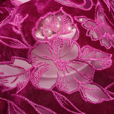 135cm Polyester Water Soluble Lace Guipure Embroidery Lace Trim Fabric