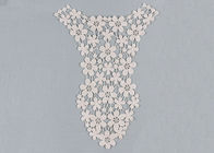 Cotton Guipure Embroidered Venice Lace Collar Applique Water Soluble For Dresses