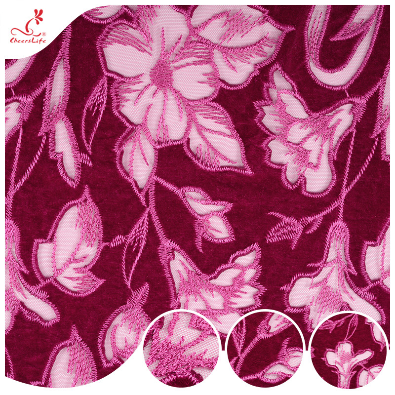 135cm Polyester Water Soluble Lace Guipure Embroidery Lace Trim Fabric