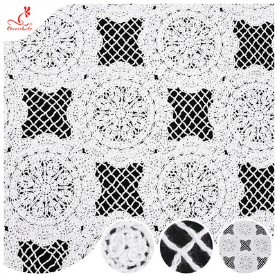 Блузка из кружева без рукава, jacquard, полая вышитая блузка, женская одежда, кружевая ткань